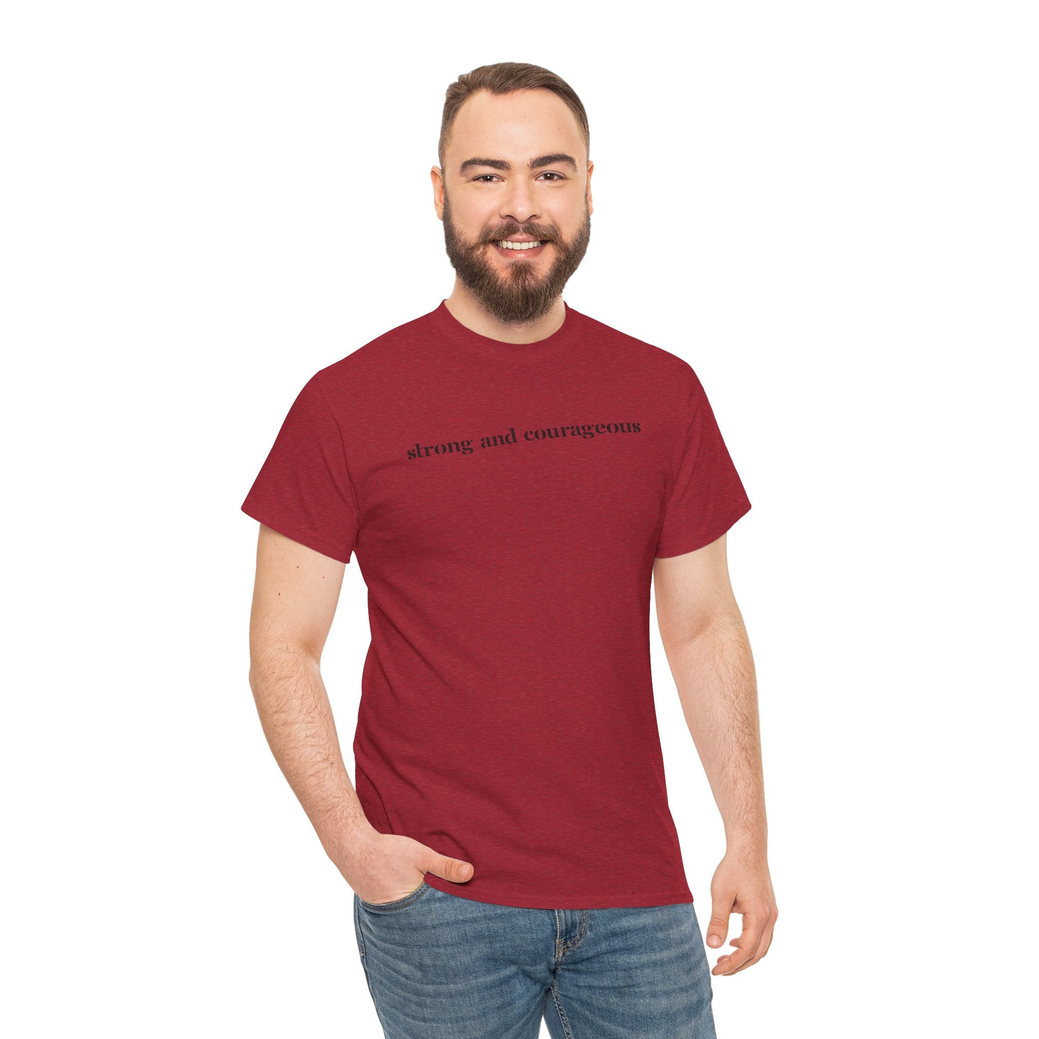 Strong and Courageous – Faith Tee