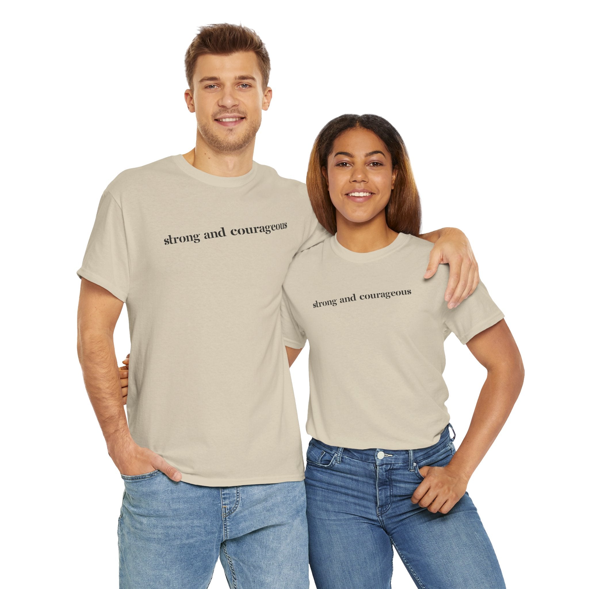 Strong and Courageous – Faith Tee