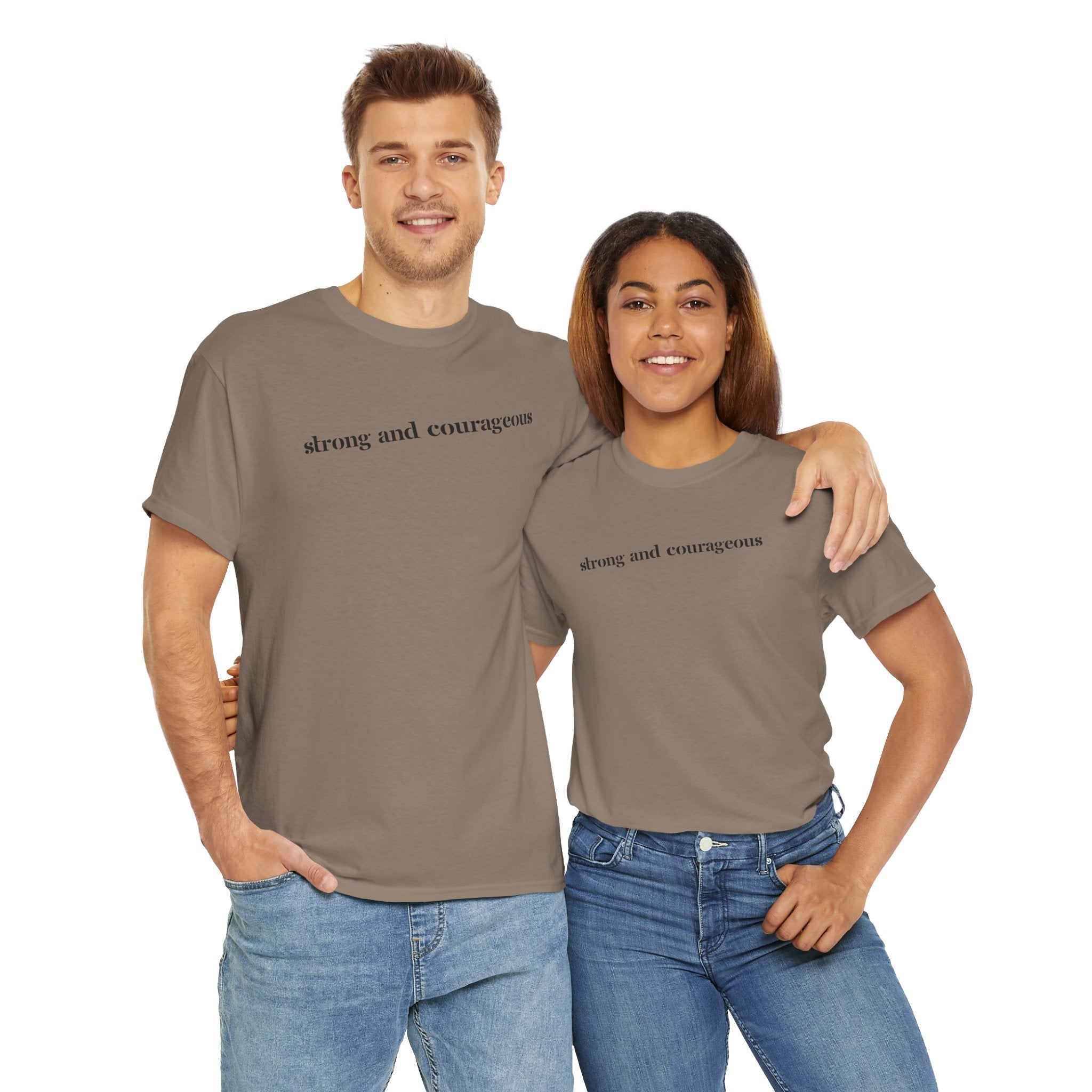 Strong and Courageous – Faith Tee