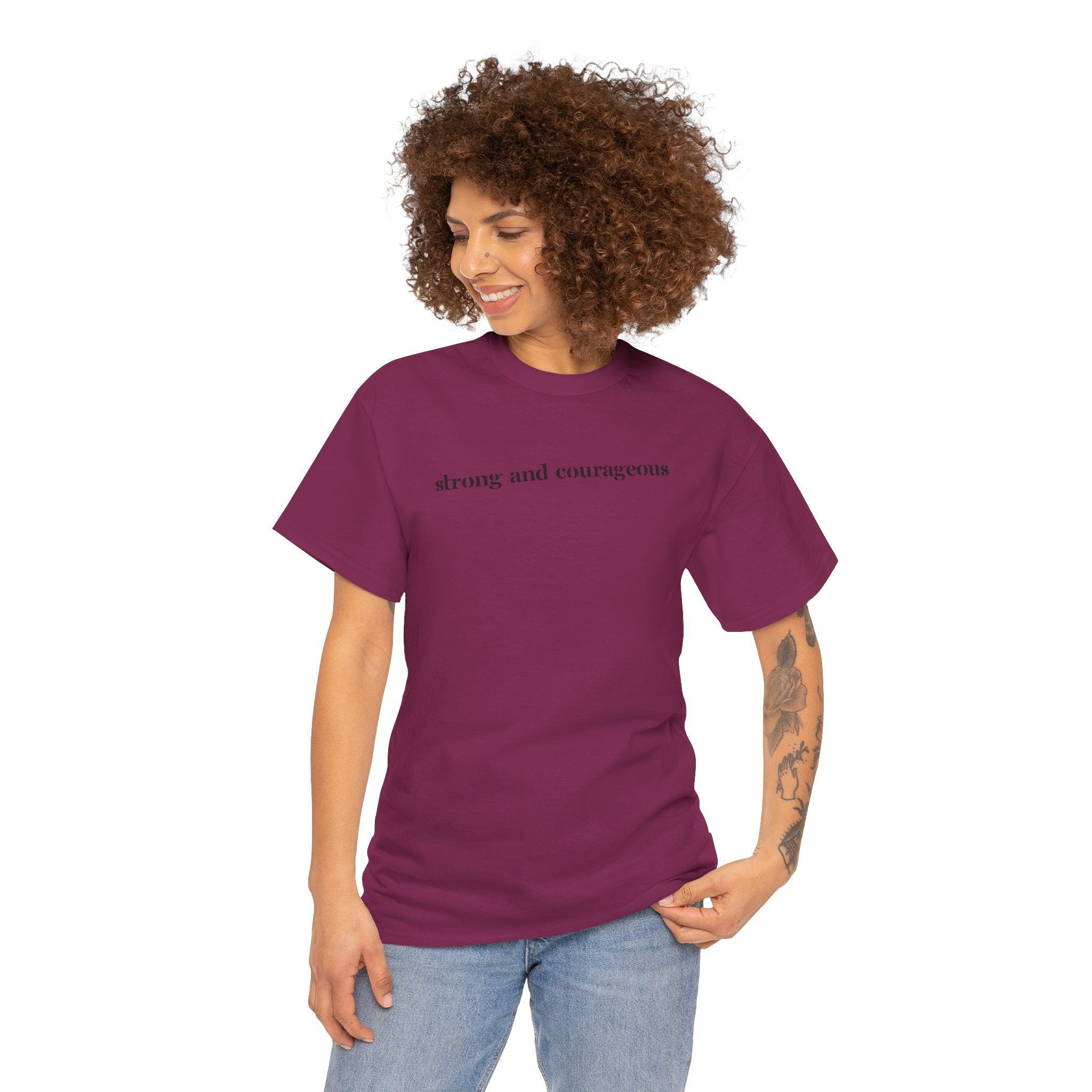 Strong and Courageous – Faith Tee
