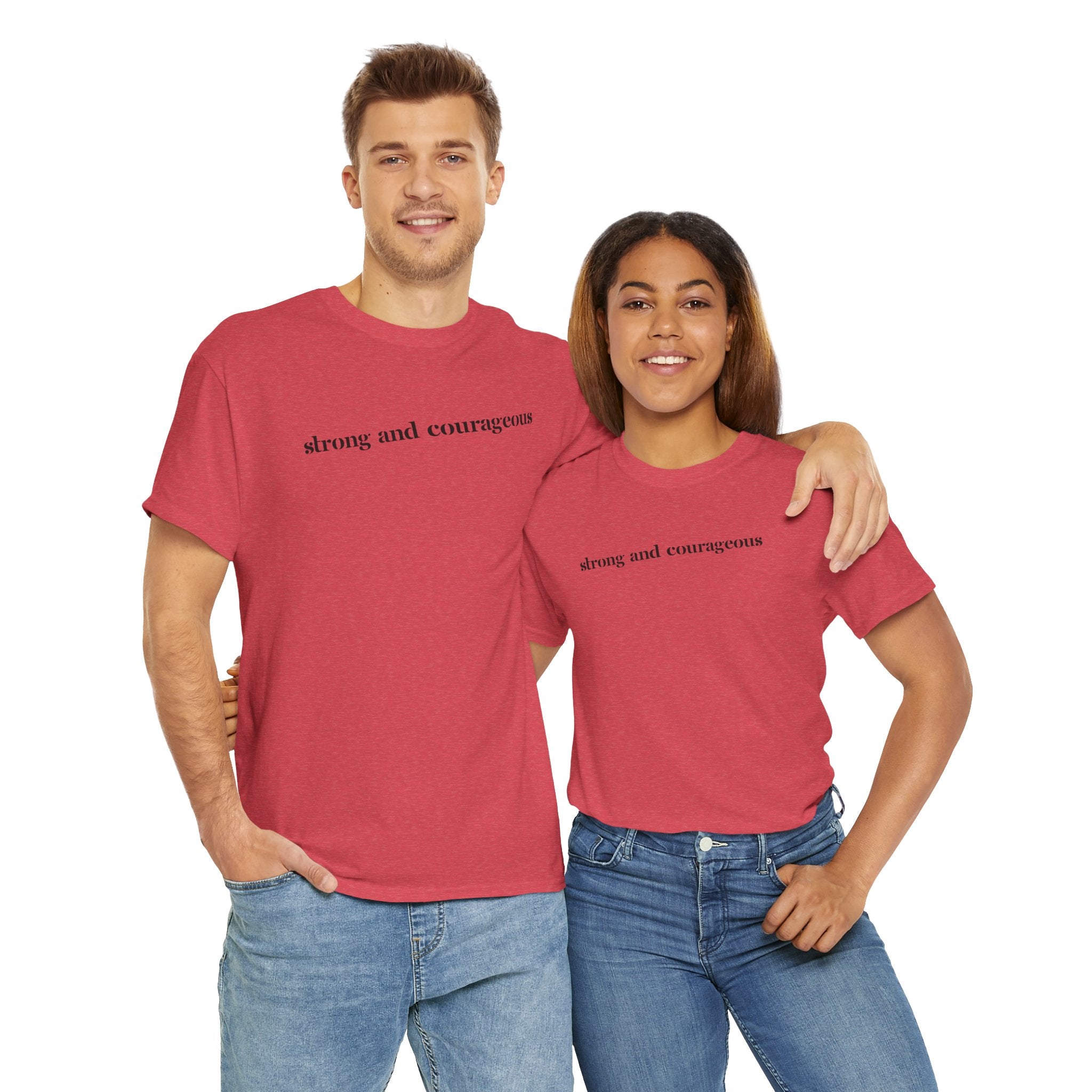Strong and Courageous – Faith Tee