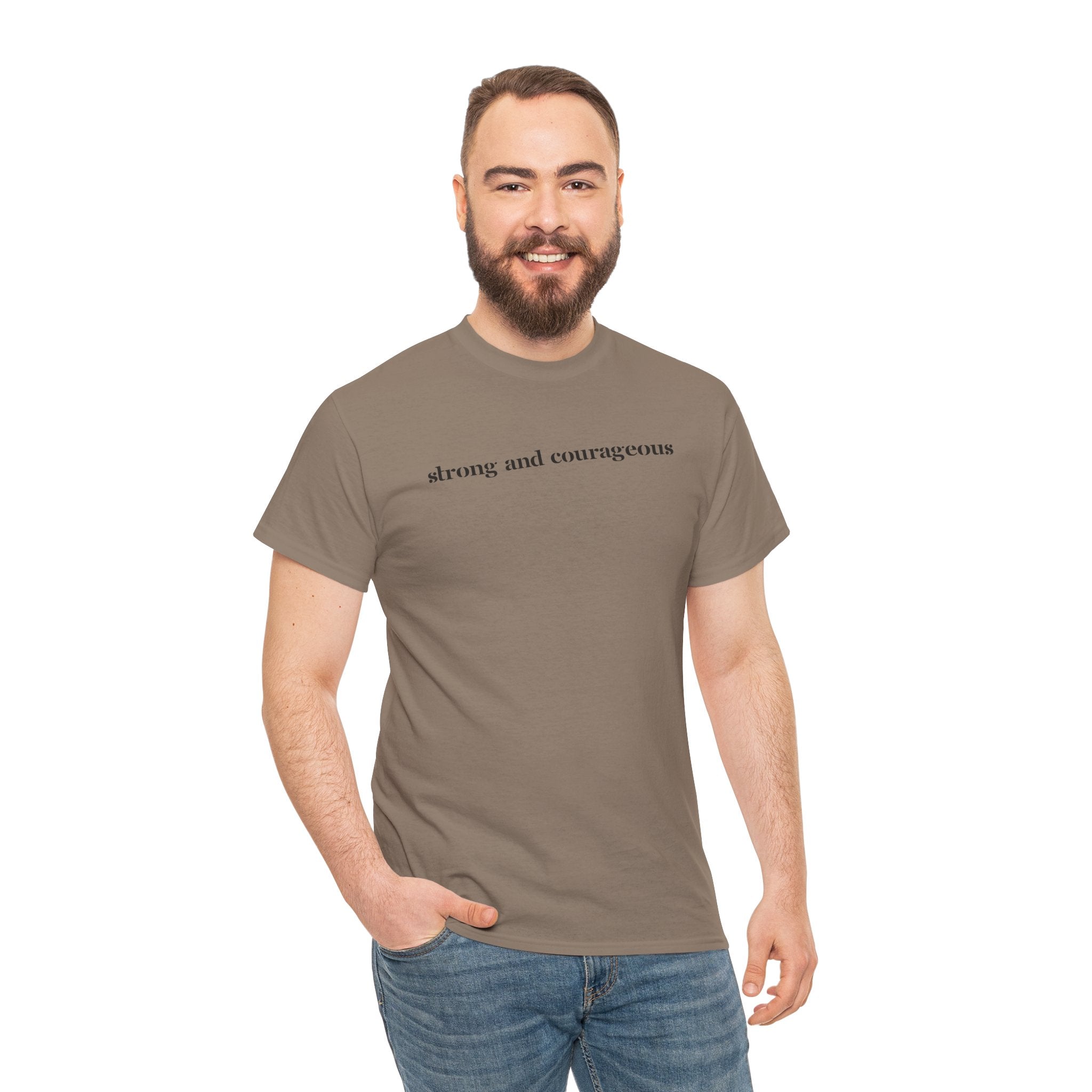 Strong and Courageous – Faith Tee