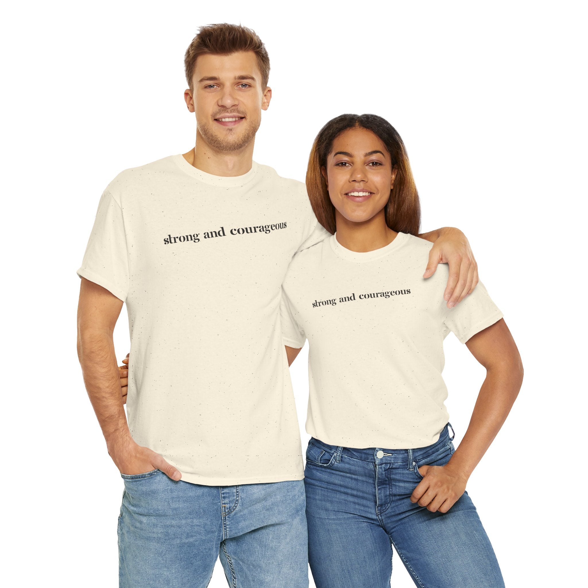 Strong and Courageous – Faith Tee