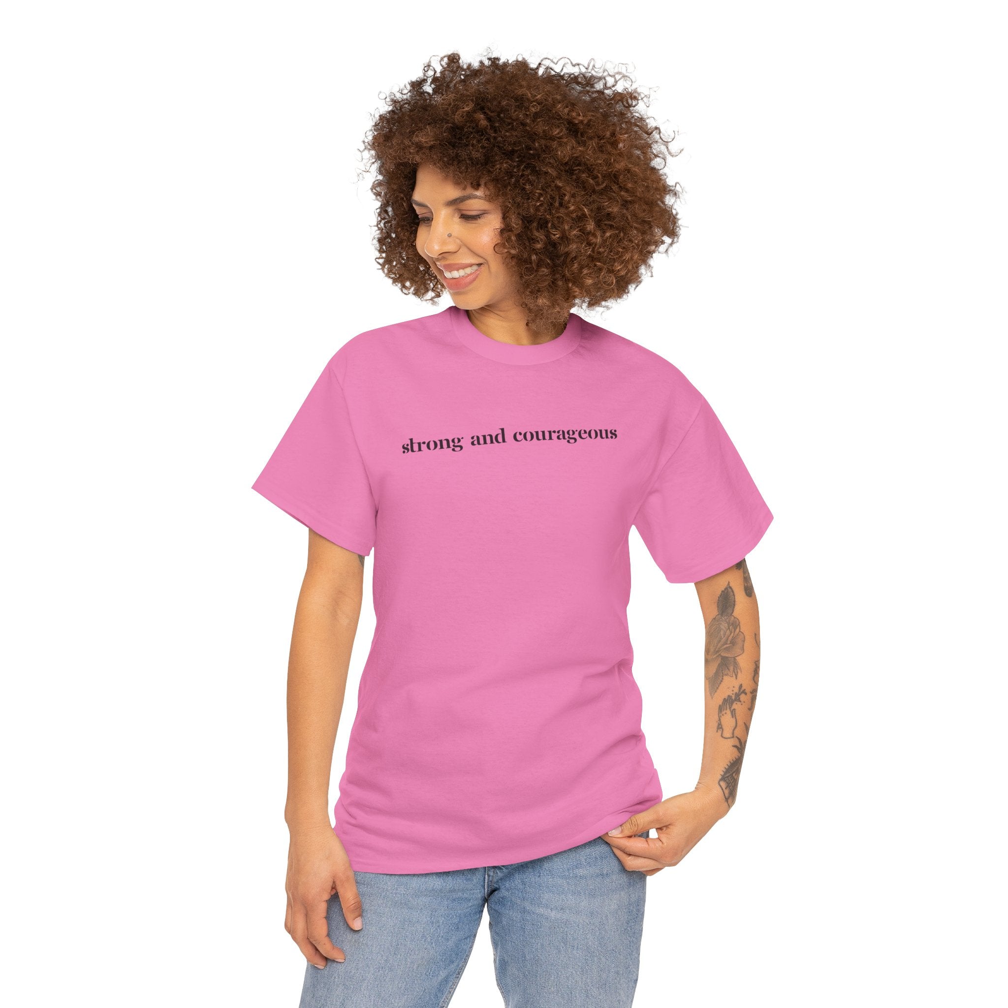 Strong and Courageous – Faith Tee
