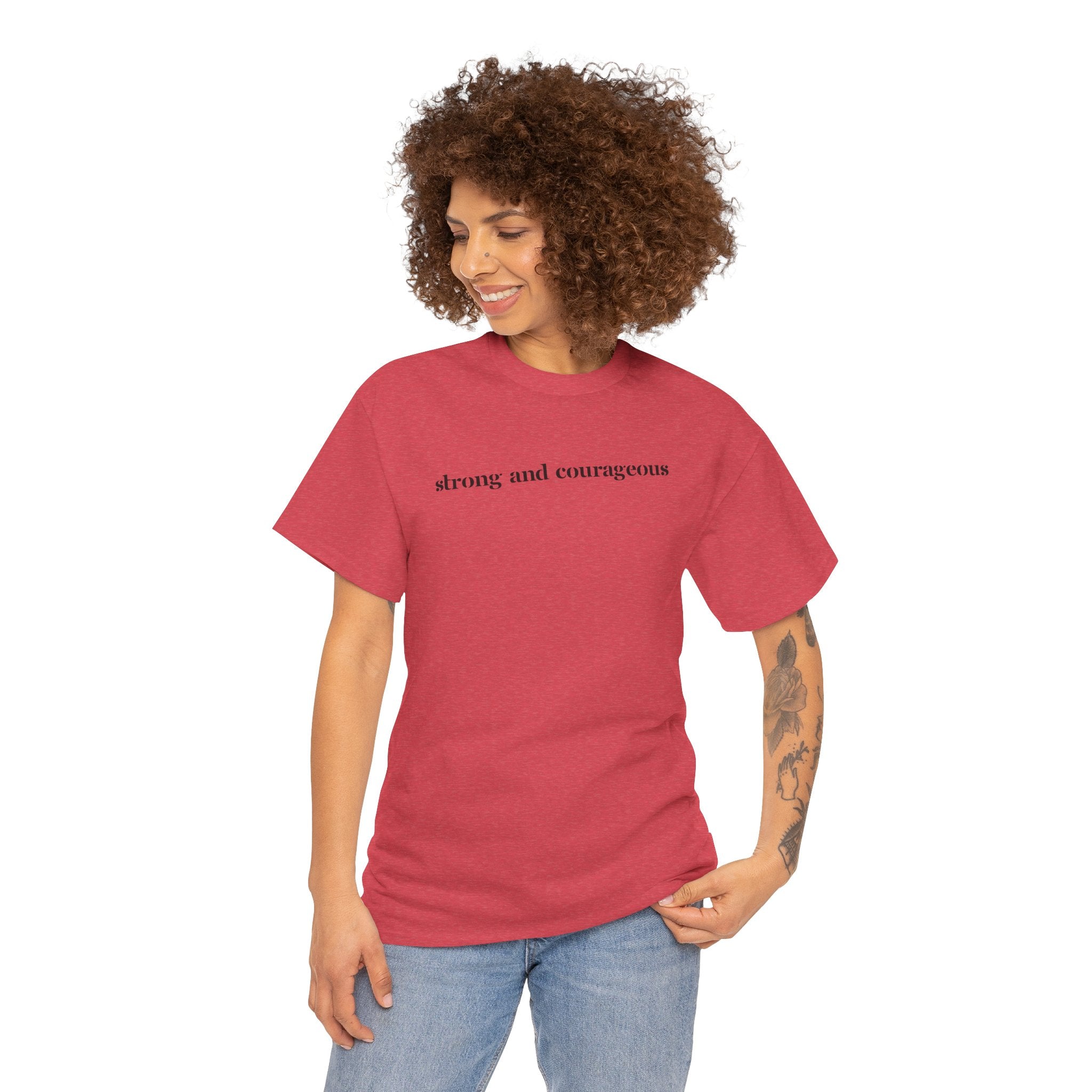 Strong and Courageous – Faith Tee