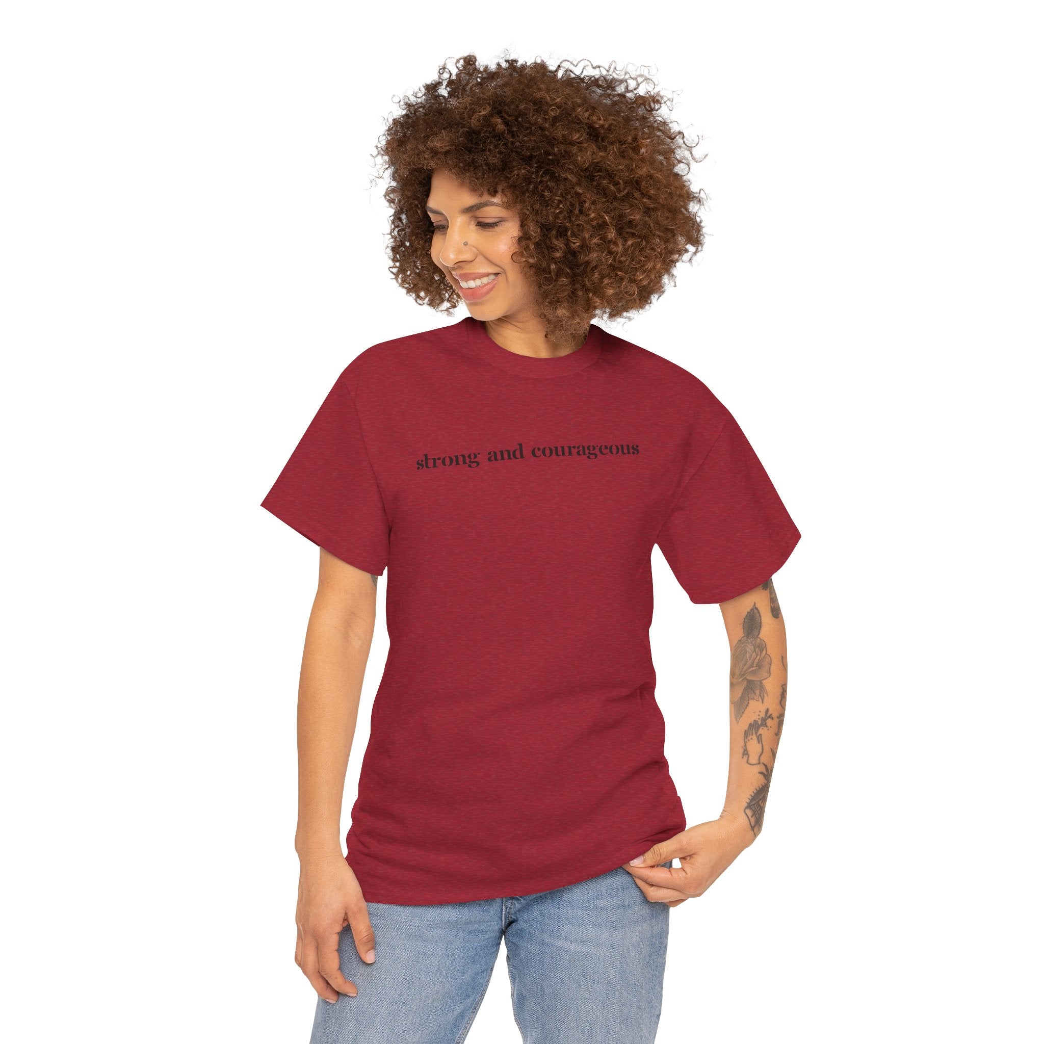 Strong and Courageous – Faith Tee