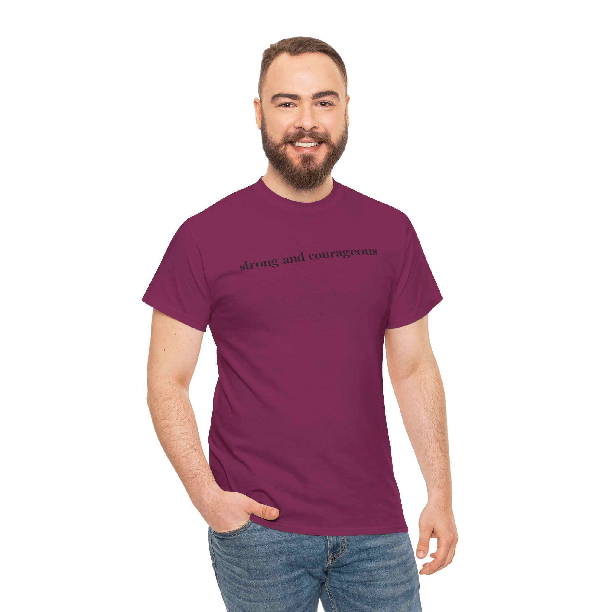 Strong and Courageous – Faith Tee